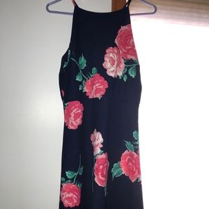 Flower print dress